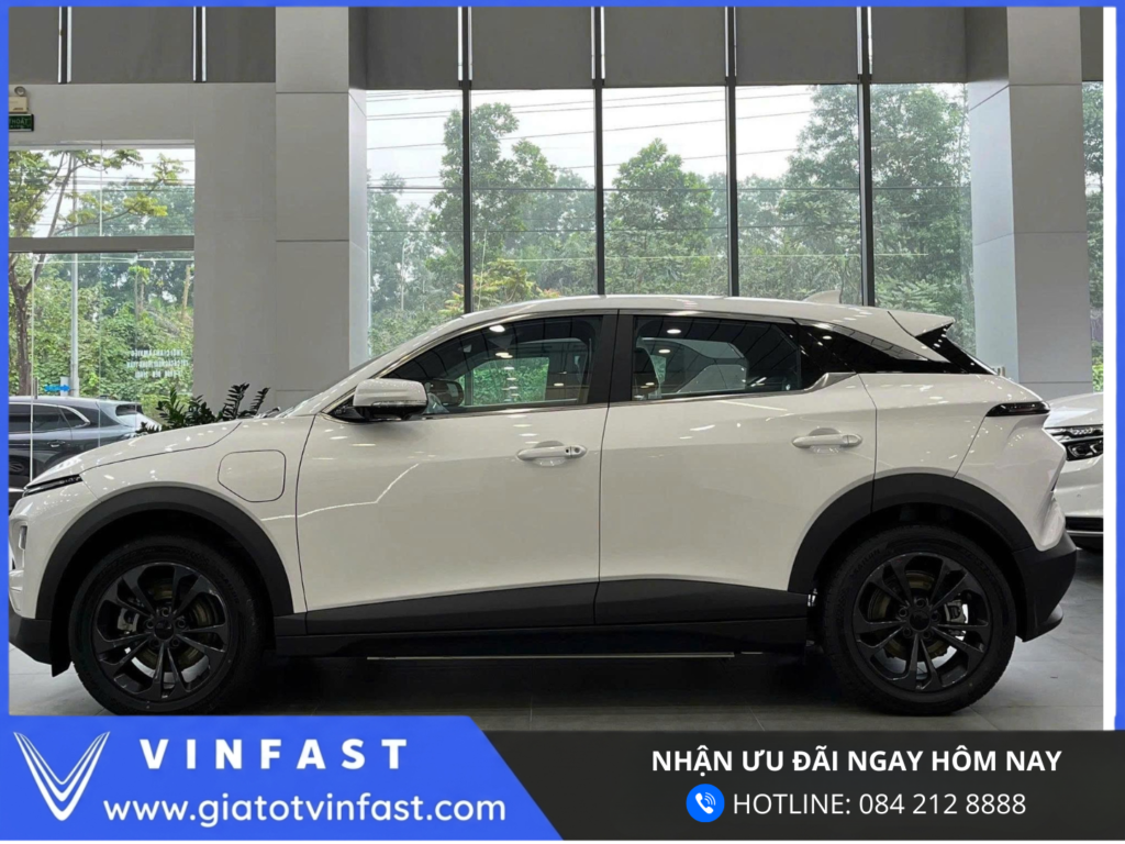 Ngoại thất VinFast VF6 thiết kế SUV điện hiện đại, đường nét sắc sảo, kiểu dáng năng động và tối ưu khí động học đô thị