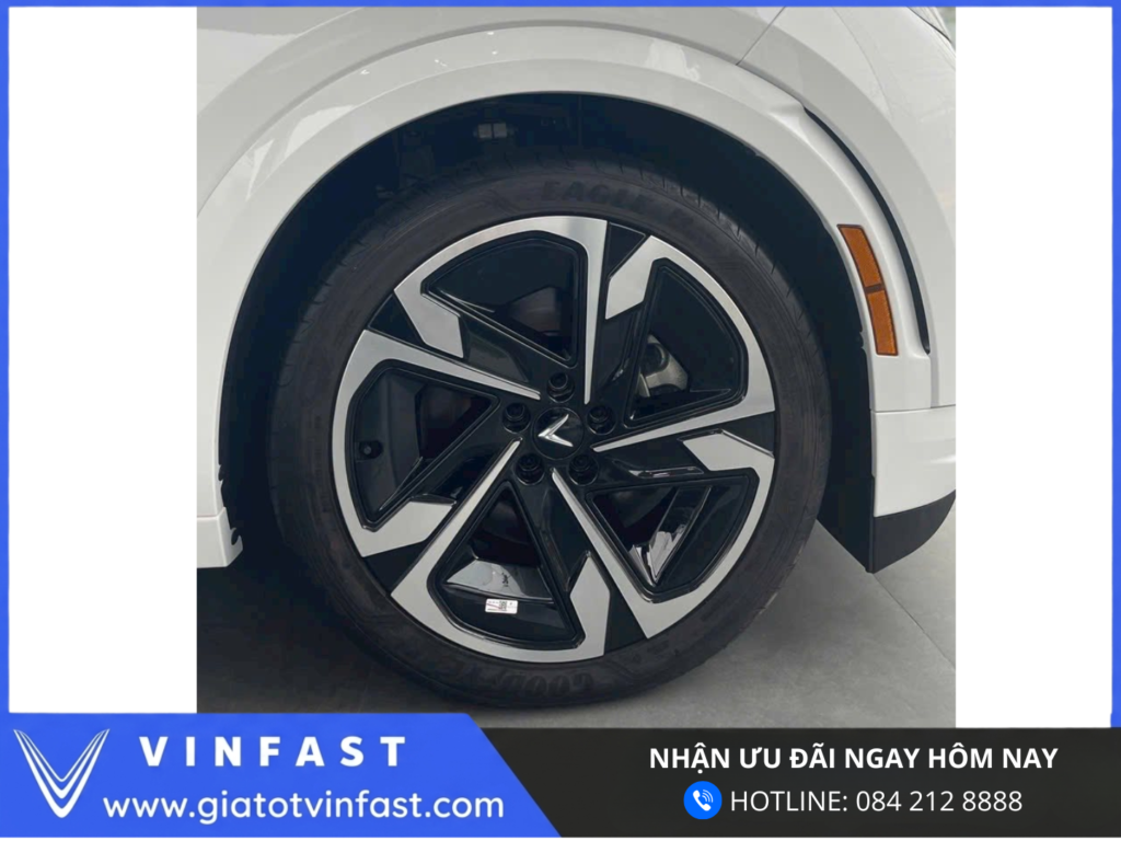 Lazang VinFast VF9 SUV điện mâm hợp kim kích thước lớn thiết kế thể thao, tăng vẻ bề thế và sang trọng