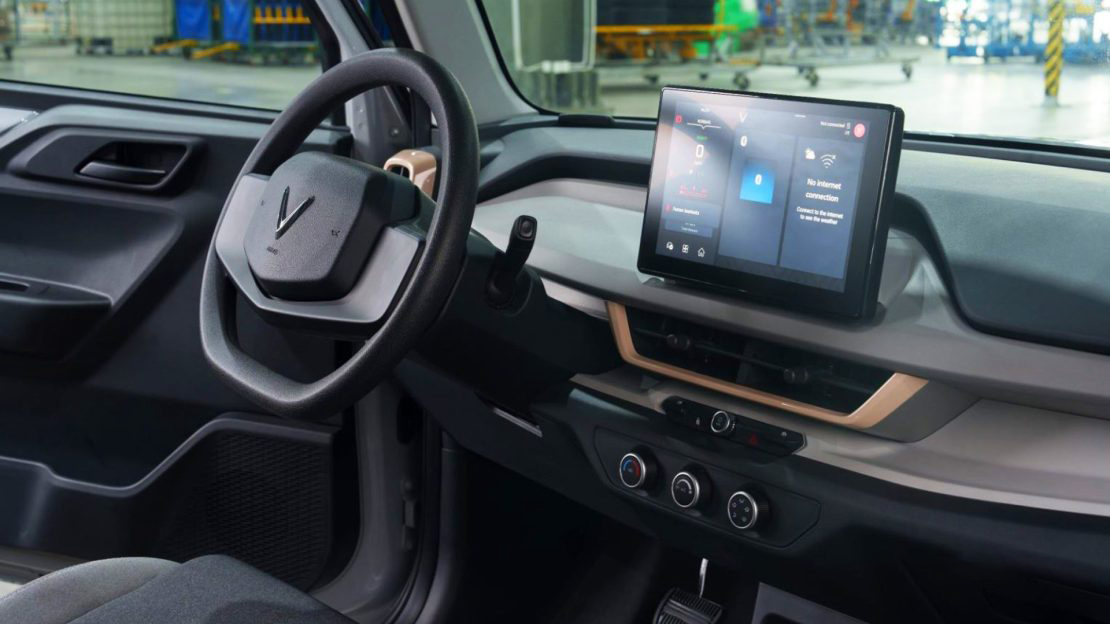 Nội thất VinFast VF3 4 chỗ rộng rãi tiện nghi