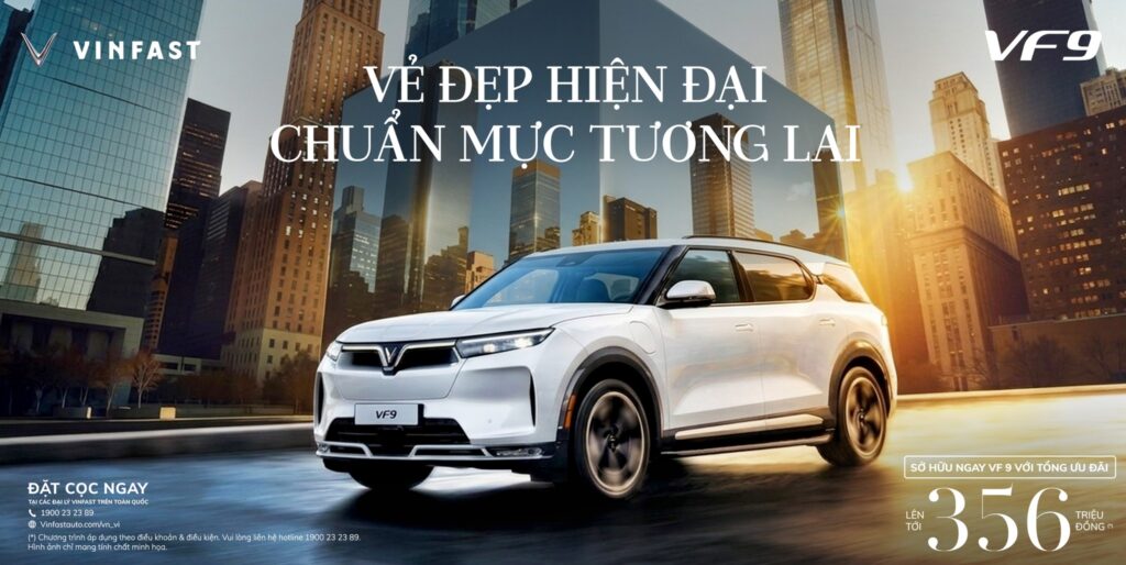 VinFast VF 9 SUV điện cao cấp thiết kế hiện đại sang trọng chuẩn tương lai