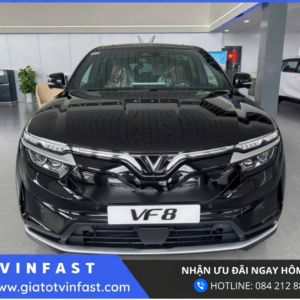 Quãng đường di chuyển VinFast VF8 xe điện lên đến 562km mỗi lần sạc, pin dung lượng cao, tiết kiệm năng lượng