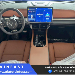 Màn hình VinFast VF8 SUV điện màn hình cảm ứng trung tâm lớn, hiển thị sắc nét, tích hợp điều khiển thông minh